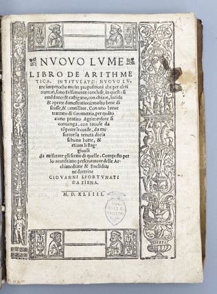 Nuovo Lume Libro De Arithmetica.