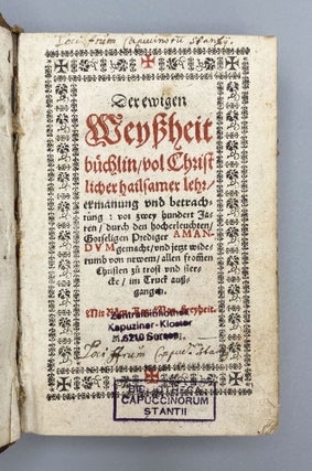 Der ewigen Weyssheit büchlin.