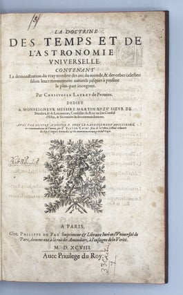 La Doctrine Des Temps Et De L’Astronomie Universelle.