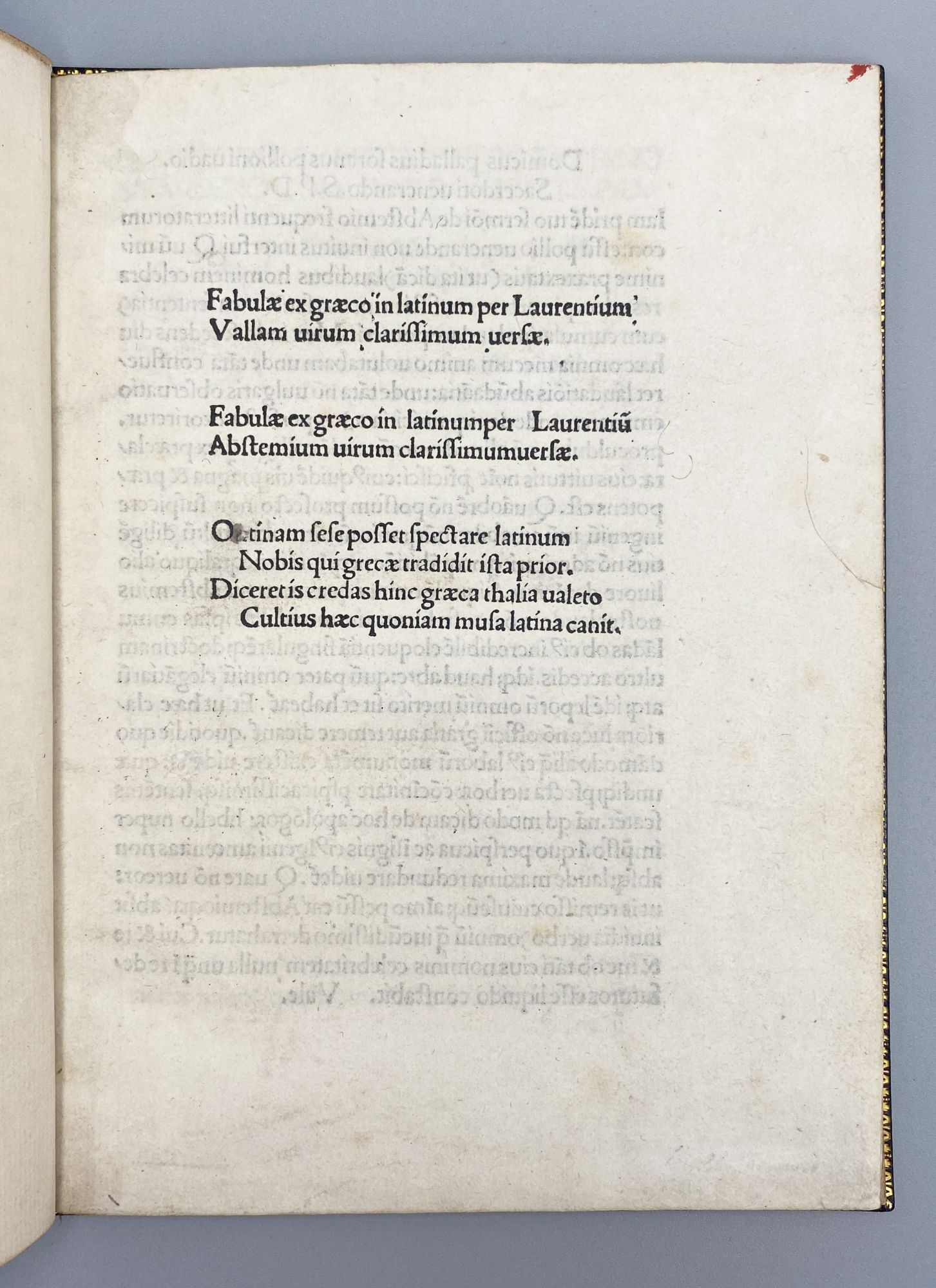 Fabulae | Laurentius Abstemius