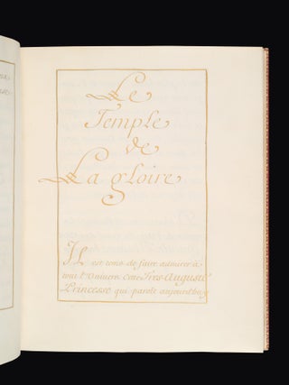 Le Temple de La gloire Dedié A Monseigneur.