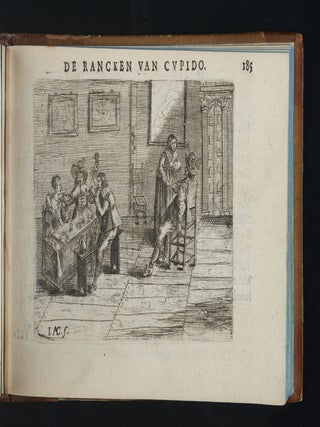 Item #08870 Brusselschen Blom-Hof Van Cupido. Willem van der Borcht