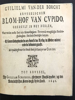 Brusselschen Blom-Hof Van Cupido.