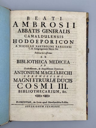 Hodoeporicon.