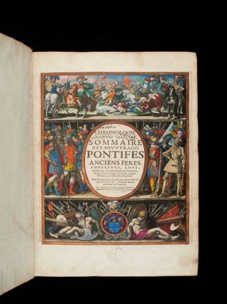 Item #10920 Chronologie Et Sommaire Des Souverains Pontifes Anciens Peres, Empereurs, Roys,...