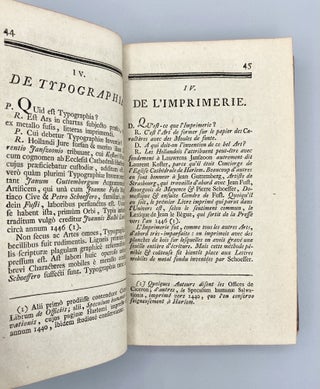 Item #11324 Abrègé Historique Des Sciences Et Des Beaux-Arts, En Latin Et En François. Nicolas...