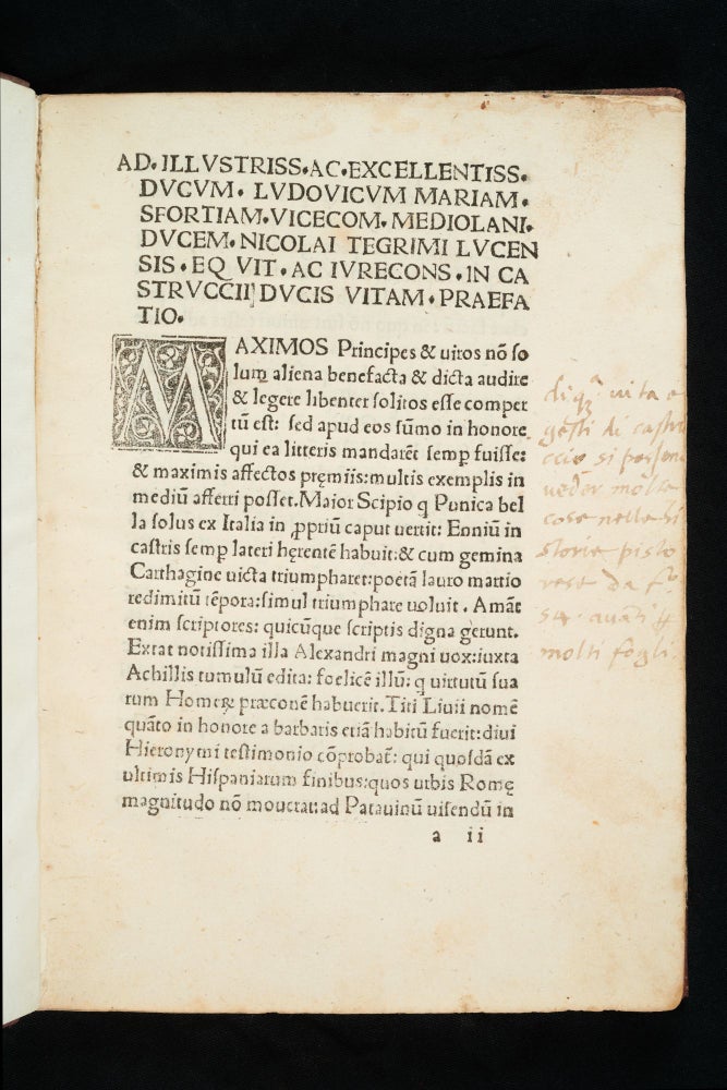 Item #11417 Castrvccii Antelminelli Castracani Lvcensis Dvcis Vita. Niccolò Tegrimi