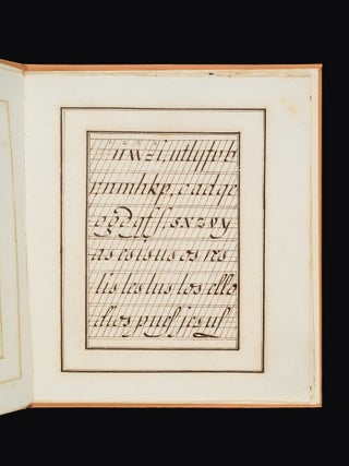 Item #11489 Muestras que escribió para la instruccion de Da. Teresa St Marcq y Jordá. Antonio....