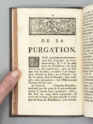 Essay Sur La Maniere De Prendre Les Eaux De Plombieres.