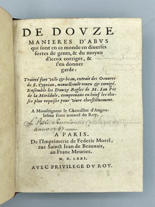 De Dovze Manieres D’Abvs.