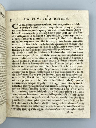 La Flvste de Robin, En Laqvelle Les Chansons de Chasque mestier s’egayent.
