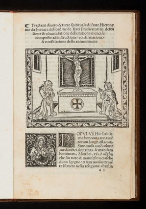 Tractato…in defensione & co[m]mendatione delloratione mentale. Girolamo Maria Francesco. O. P. Savonarola.