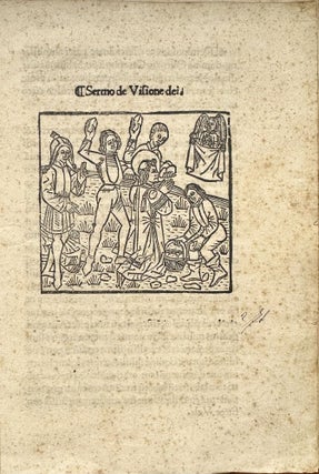 Item #11795 Sermo de Visione dei. Raynaldus. Bp. of Cefalù. O. P. Monsaureus
