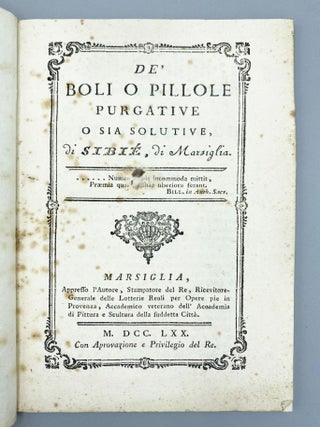 Mémoire Sur Les Vertus Des Pilules Purgatives de Sibié.