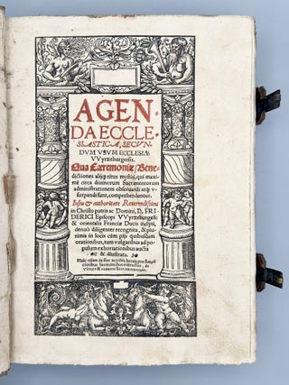 Agenda Ecclesiastica, Secvndvm Vsvm Ecclesi&aelig; VVyrzeburgensis.