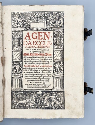 Agenda Ecclesiastica, Secvndvm Vsvm Ecclesiæ VVyrzeburgensis.