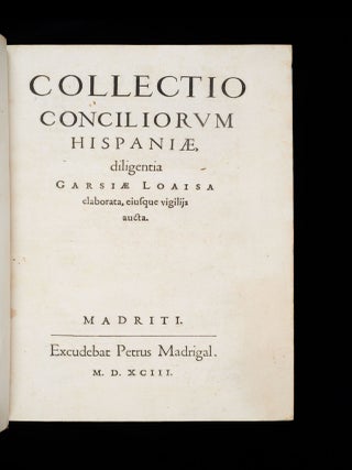Collectio Conciliorvm Hispaniæ.