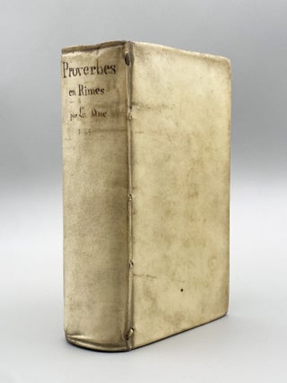 Item #12246 Proverbes En Rimes. Philippe. fl Le Duc