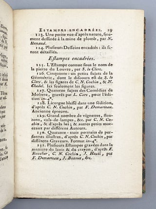 Catalogue De Tableaux, Sculptures, Desseins, Estampes, Livres, Et Autres Objets Curieux Du Cabinet De M ***.