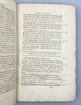 Catalogue Des Livres.