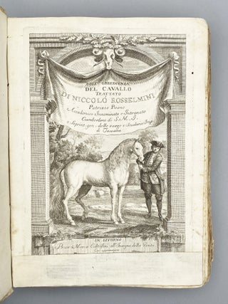 Item #12329 Dell Obbedienza Del Cavallo Trattato. Niccolò. fl Rosselmini