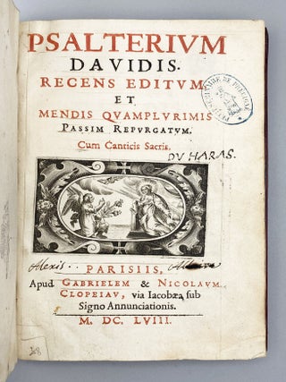 Psalterivm Davidis.