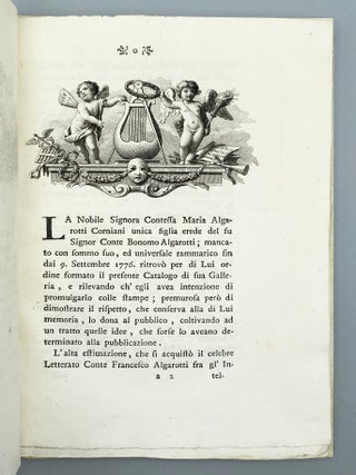 Catalogo Dei Quadri Dei Disegni E Dei Libri Che Trattano Dell’ Arte Del Disegno.