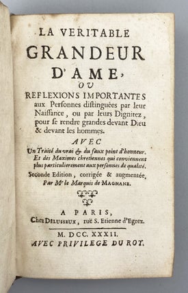 La Veritable Grandeur D’Ame.