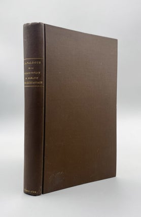 Catalogue Des Livres.