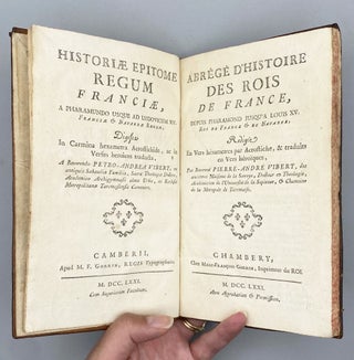 Item #12444 Historiæ Epitome Regum Franciæ A Pharamundo Usque Ad Ludovicum XV…Abrégé...