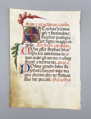 Leaf from a Breviary.