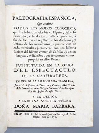 Paleografìa Española.