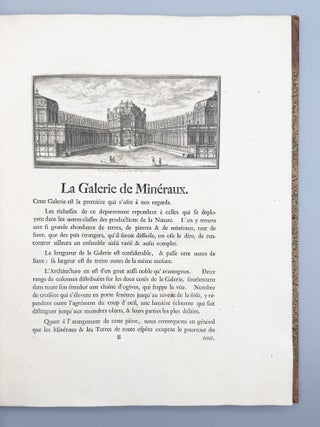 Description Du Cabinet Roial de Dresde Touchant L&rsquo;Histoire Naturelle.