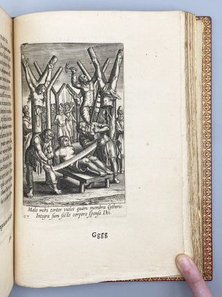Sacrvm Sanctvarivm Crvcis Et Patientiae Crvcifixorvm Et Crvciferorvm, Emblematicis Imaginibus Laborantivm Et &AElig;grotantivm Ornatvm.